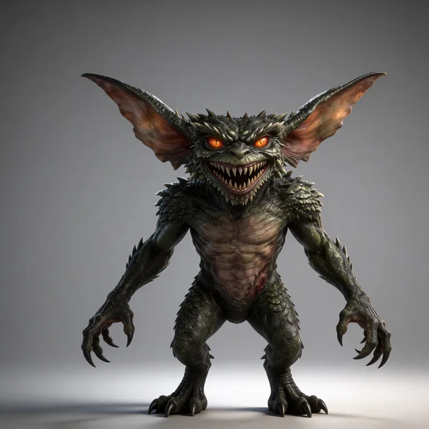 Mô hình Gremlin 1 - Nhân vật Mogwai kinh điển cho in 3D - Image 1