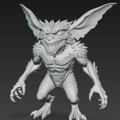Mô hình Gremlin 1 - Nhân vật Mogwai kinh điển cho in 3D
