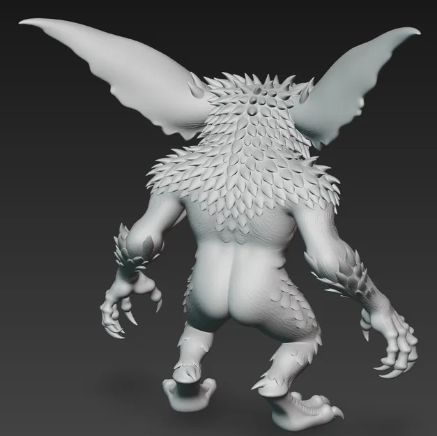 Mô hình Gremlin 1 - Nhân vật Mogwai kinh điển cho in 3D - Image 3