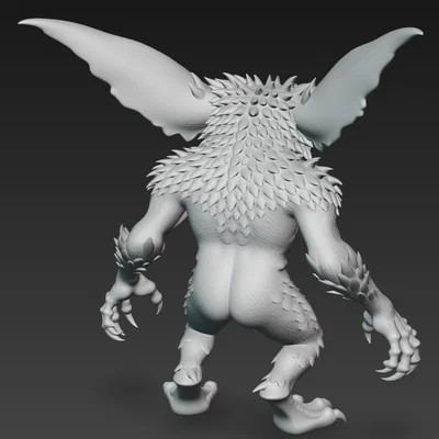 Mô hình Gremlin 1 - Nhân vật Mogwai kinh điển cho in 3D