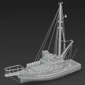 Mô hình tàu đánh cá Orca huyền thoại trong phim Jaws (3D Printing) - Thumbnail 2