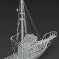 Mô hình tàu đánh cá Orca huyền thoại trong phim Jaws (3D Printing) - Thumbnail 3
