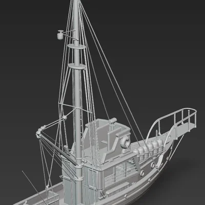 Mô hình tàu đánh cá Orca huyền thoại trong phim Jaws (3D Printing)