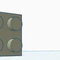 Bộ mô hình mảnh ghép gạch Lego 3D (2 mảnh) - Thumbnail 2