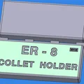 Hộp đựng collet ER8 - nắp nam châm / In 3D - Thumbnail 1