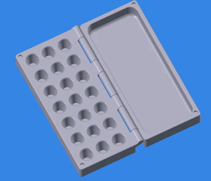 Hộp đựng collet ER8 - nắp nam châm / In 3D - Image 2