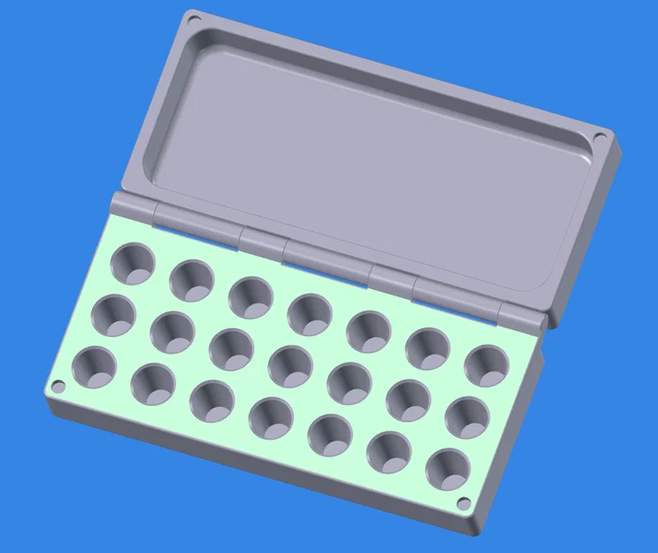 Hộp đựng collet ER8 - nắp nam châm / In 3D - Image 3