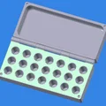 Hộp đựng collet ER8 - nắp nam châm / In 3D - Thumbnail 3