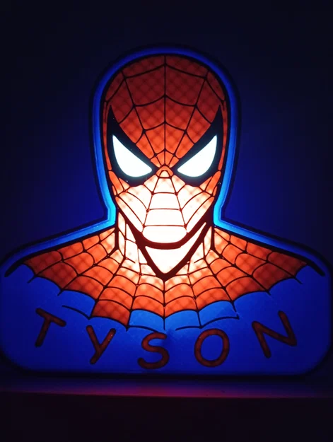 Hộp đèn Spider Man (Spider Man light box) - Image 1