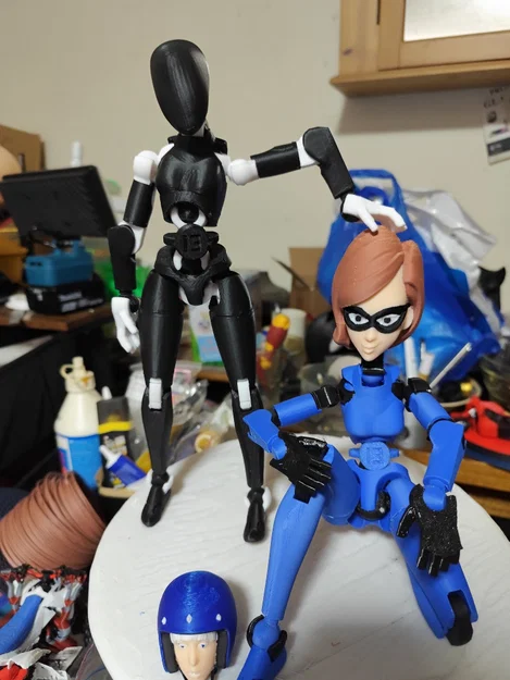 Đầu đẹp cho Carbon 13 upgrade: 5 kiểu đầu, Elastigirl và mũ - Image 3