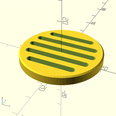 Vỉ thoát nước phòng tắm dạng tròn (Round Shower Drain Grate)