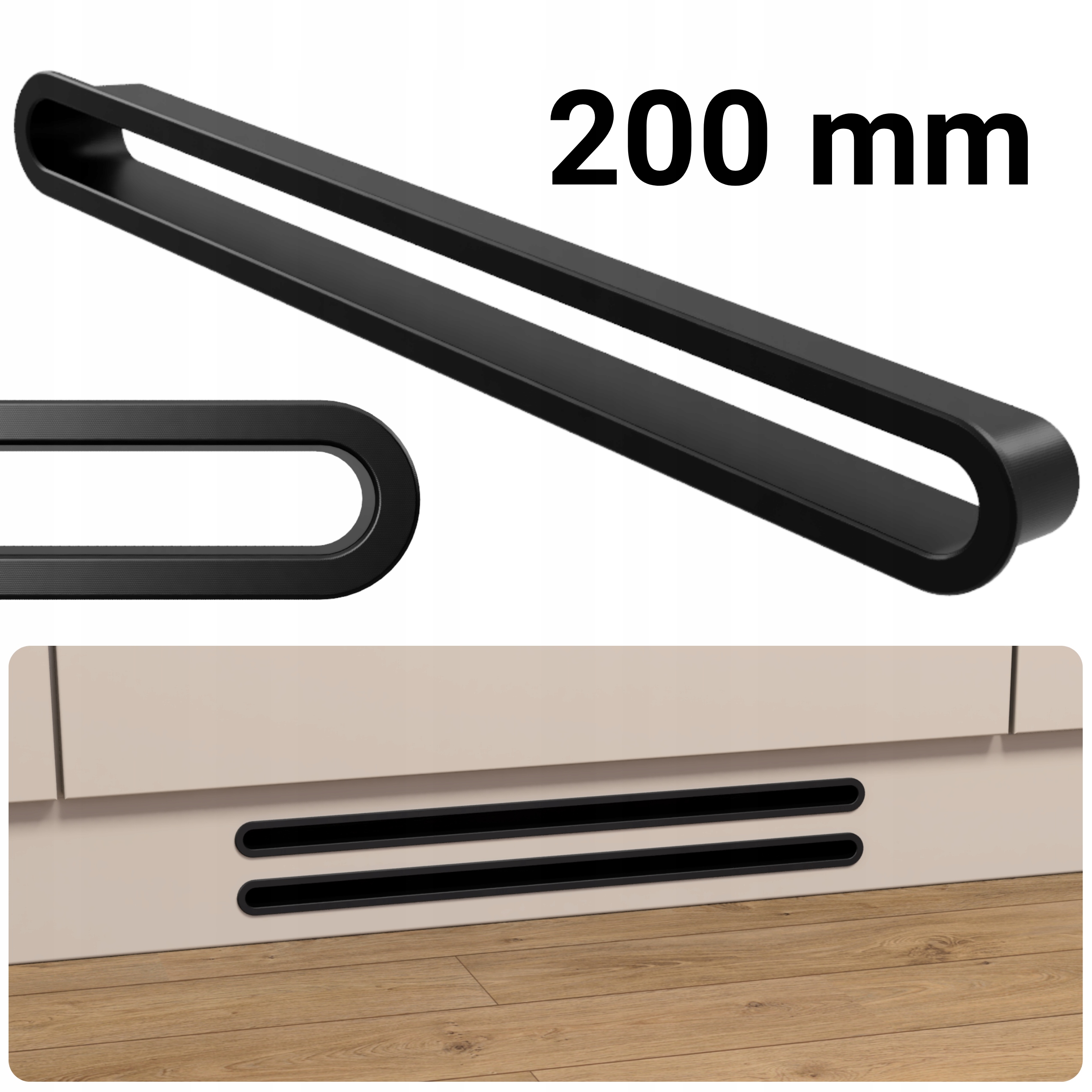 Rozette thông gió cửa/nội thất (snap-fit) – Door/Furniture Ventilation Rosette