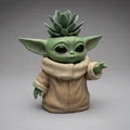 Chậu cây Baby Yoda/Grogu dáng đứng – bình trang trí kiểu Standing Grogu - Thumbnail 1