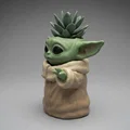 Chậu cây Baby Yoda/Grogu dáng đứng – bình trang trí kiểu Standing Grogu - Thumbnail 2