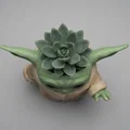 Chậu cây Baby Yoda/Grogu dáng đứng – bình trang trí kiểu Standing Grogu - Thumbnail 3