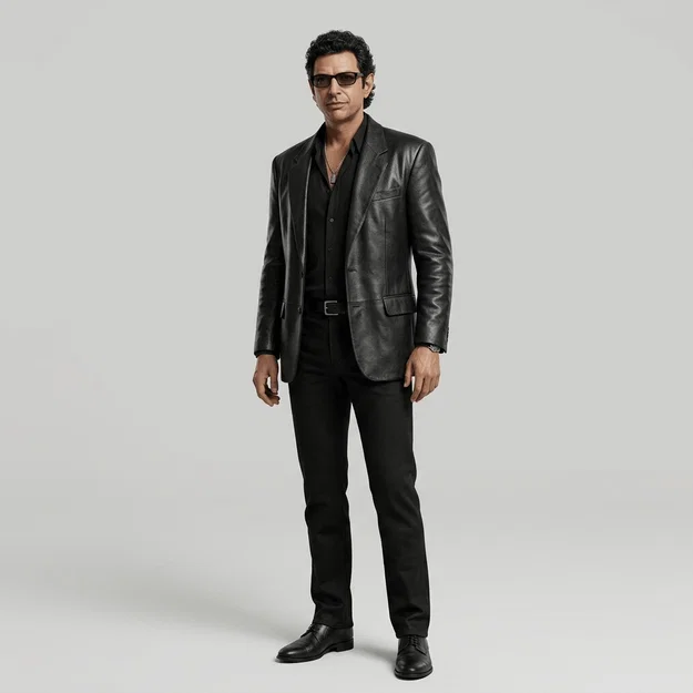 Mô hình 3D Dr. Ian Malcolm Jurassic Park (Jeff Goldblum 1990) - Image 1