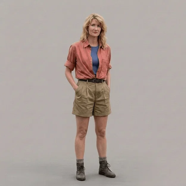 Mô hình 3D nhân vật Tiến sĩ Ellie Sattler từ Jurassic Park (1990) - Image 1