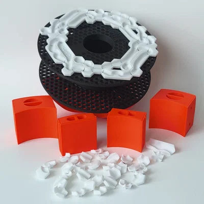 Mê cung bi modular cho cuộn Prusament – trò cân bằng du lịch (Bản cập nhật)