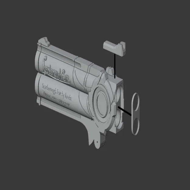 Bayonetta Scarborough Fair – Replica 1.1 (Prop Pistol) - Image 8