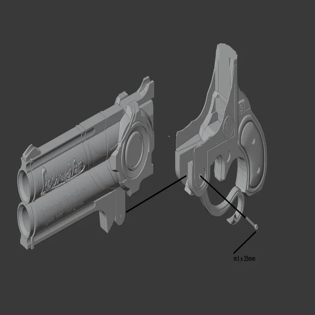 Bayonetta Scarborough Fair – Replica 1.1 (Prop Pistol) - Image 9