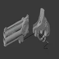 Bayonetta Scarborough Fair – Replica 1.1 (Prop Pistol) - Thumbnail 9