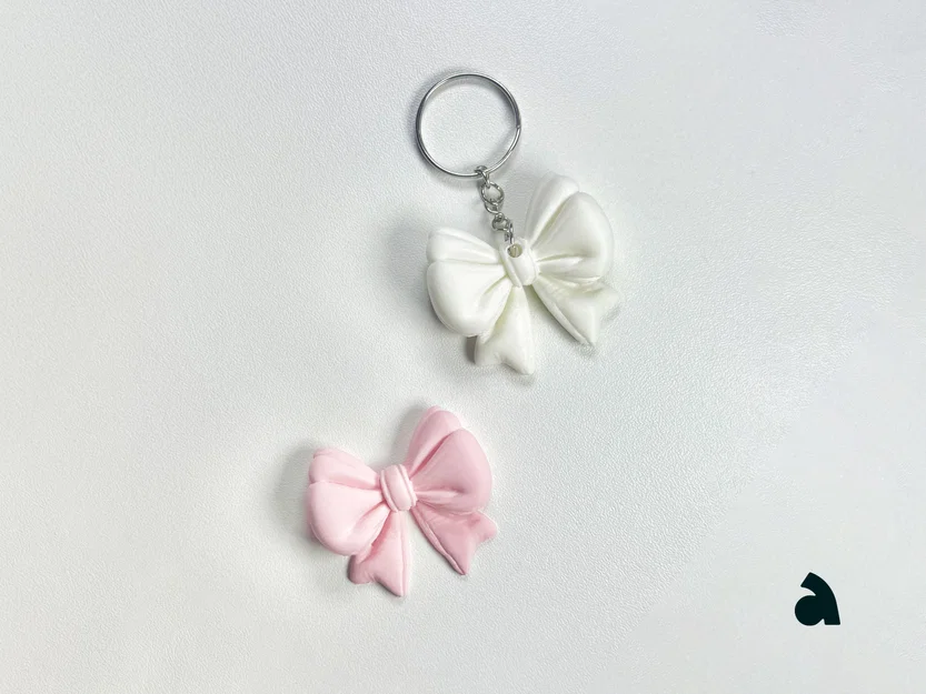 Ribbon Keychain & Fridge Magnets – Móc khóa & Nam châm tủ lạnh - Image 1