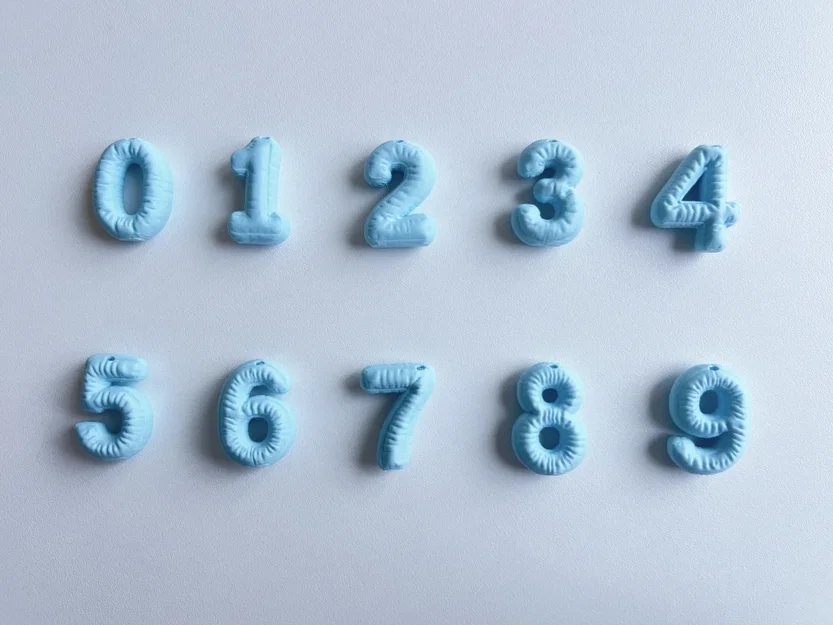 Puffer Numbers | Full bộ 0-9 - Image 2