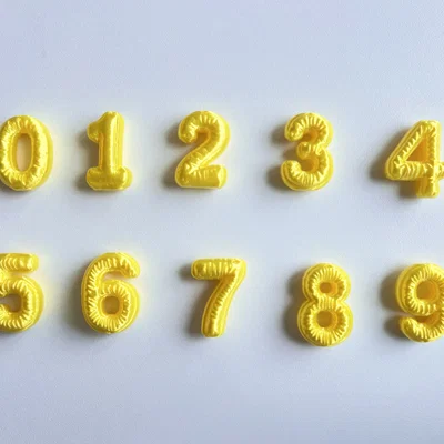 Puffer Numbers | Full bộ 0-9