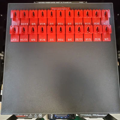 Bộ giá giữ cờ lê Toolgrid kèm nhãn (Toolgrid Wrench Holders with Labels)