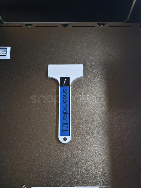 Dao cạo giường in Snapmaker U1 đơn giản (simple scraper) - Image 2