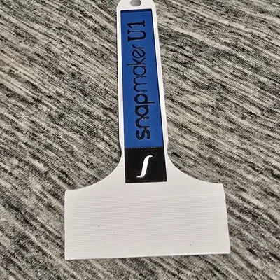 Dao cạo giường in Snapmaker U1 đơn giản (simple scraper)