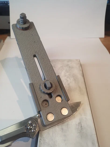 Bánh phụ tập mài dao: tool giữ góc cố định nhỏ gọn cho mọi đá mài - Image 6