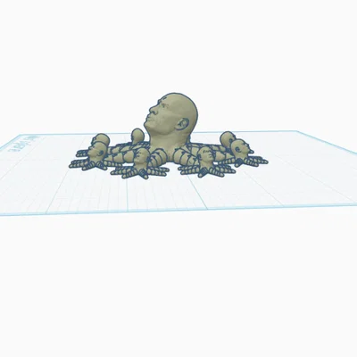 Mô hình in 3D Rocktopus 3.0 độc đáo - Đồ chơi trang trí cực chất