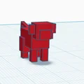 Mô hình chú khỉ Minecraft in 3D cực chất cho góc làm việc - Thumbnail 1
