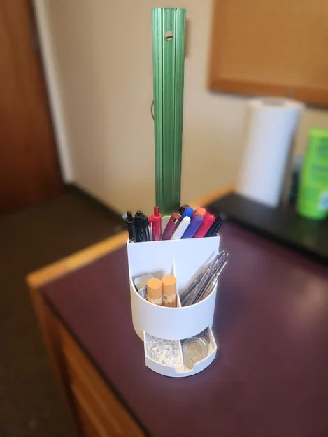 Ống Cắm Bút Có Ngăn Kéo (Pencil Holder with a drawer) - Image 1