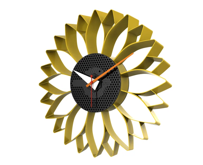 Prusament Spool Sunflower: Đồng hồ treo tường / Cối gió ngoài trời - Image 1