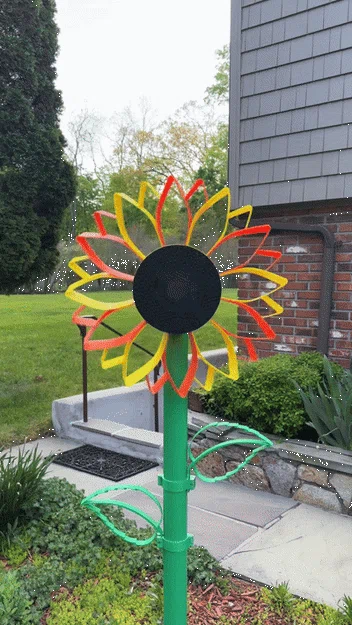 Prusament Spool Sunflower: Đồng hồ treo tường / Cối gió ngoài trời - Image 3