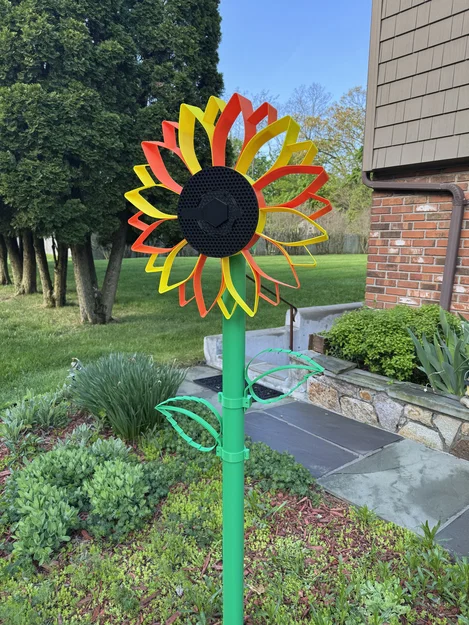 Prusament Spool Sunflower: Đồng hồ treo tường / Cối gió ngoài trời - Image 6