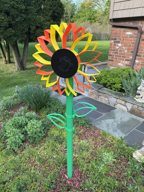 Prusament Spool Sunflower: Đồng hồ treo tường / Cối gió ngoài trời - Image 8