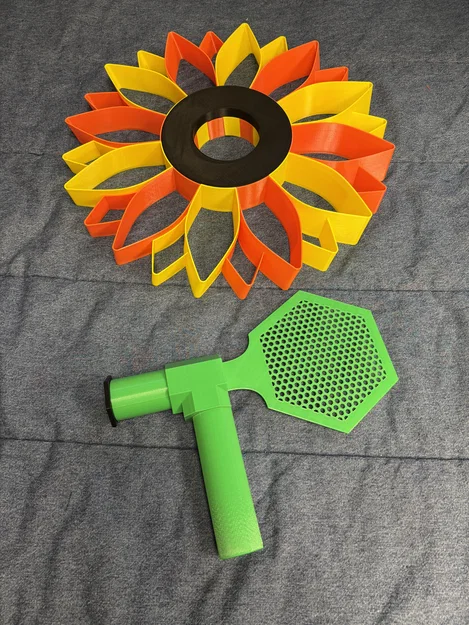 Prusament Spool Sunflower: Đồng hồ treo tường / Cối gió ngoài trời - Image 12
