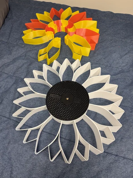 Prusament Spool Sunflower: Đồng hồ treo tường / Cối gió ngoài trời - Image 15