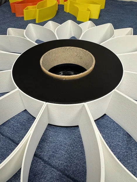 Prusament Spool Sunflower: Đồng hồ treo tường / Cối gió ngoài trời - Image 29