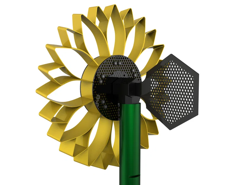 Prusament Spool Sunflower: Đồng hồ treo tường / Cối gió ngoài trời - Image 41