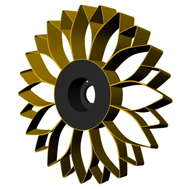 Prusament Spool Sunflower: Đồng hồ treo tường / Cối gió ngoài trời - Image 43