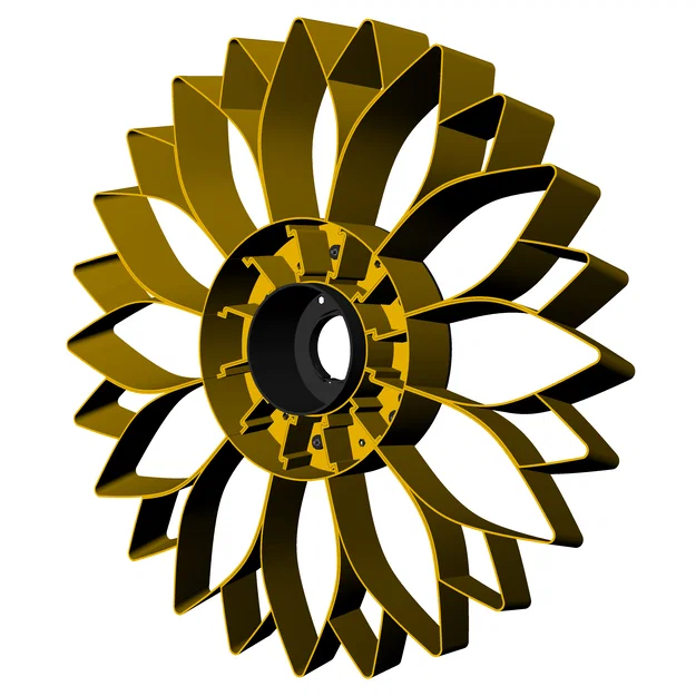 Prusament Spool Sunflower: Đồng hồ treo tường / Cối gió ngoài trời - Image 44