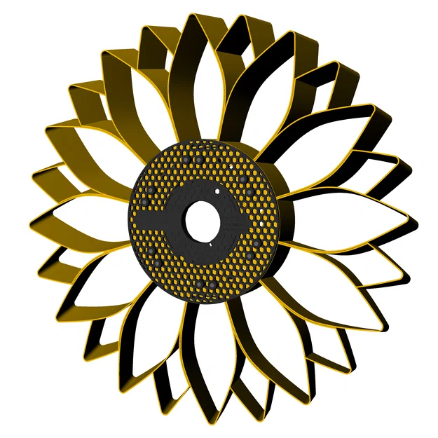 Prusament Spool Sunflower: Đồng hồ treo tường / Cối gió ngoài trời - Image 46