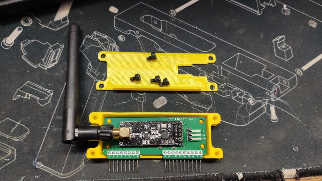 Vỏ Bảo Vệ Mô-đun NRF24 Cho Flipper Zero - In 3D Tiện Lợi - Image 3