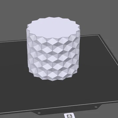 Chậu cây hình lục giác 3D độc đáo (Hexagonal plant pot)