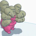 Mô hình chú sóc nhiều đầu độc lạ - In 3D sáng tạo - Thumbnail 1