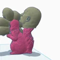 Mô hình chú sóc nhiều đầu độc lạ - In 3D sáng tạo - Thumbnail 3